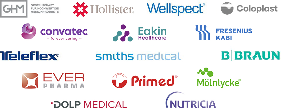 Logos verschiedener Homecare-Marken